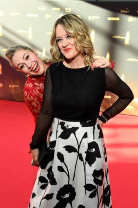 Ruth Moschner und Lisa Feller bei der Verleihung des Deutschen Fernsehpreises 2025 in den MMC Studios. Köln, 10.09.2025