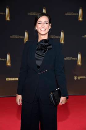 Pinar Atalay bei der Verleihung des Deutschen Fernsehpreises 2025 in den MMC Studios. Köln, 10.09.2025