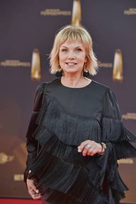 Ilka Eßmüller bei der Ankunft zu der Verleihung des Deutschen Fernsehpreis in den MMC Studios in Koeln am 10.09.2025