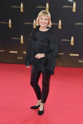 Ilka Eßmüller bei der Ankunft zu der Verleihung des Deutschen Fernsehpreis in den MMC Studios in Koeln am 10.09.2025