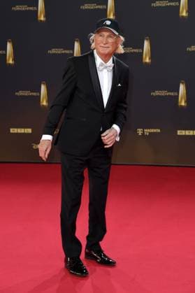 Otto Waalkes bei der Ankunft zu der Verleihung des Deutschen Fernsehpreis in den MMC Studios in Koeln am 10.09.2025