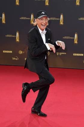 Otto Waalkes bei der Ankunft zu der Verleihung des Deutschen Fernsehpreis in den MMC Studios in Koeln am 10.09.2025