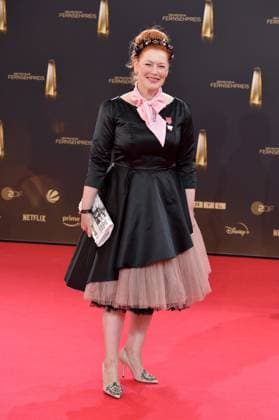 Enie van de Meiklokjes bei der Ankunft zu der Verleihung des Deutschen Fernsehpreis in den MMC Studios in Koeln am 10.09.2025