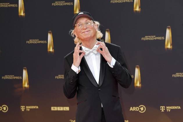 Otto Waalkes bei der Ankunft zu der Verleihung des Deutschen Fernsehpreis in den MMC Studios in Koeln am 10.09.2025