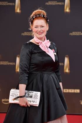 Enie van de Meiklokjes bei der Ankunft zu der Verleihung des Deutschen Fernsehpreis in den MMC Studios in Koeln am 10.09.2025