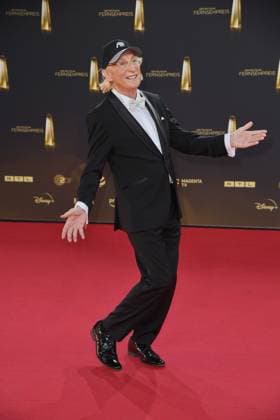 Otto Waalkes bei der Ankunft zu der Verleihung des Deutschen Fernsehpreis in den MMC Studios in Koeln am 10.09.2025