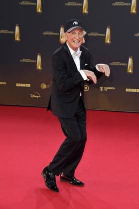 Otto Waalkes bei der Ankunft zu der Verleihung des Deutschen Fernsehpreis in den MMC Studios in Koeln am 10.09.2025
