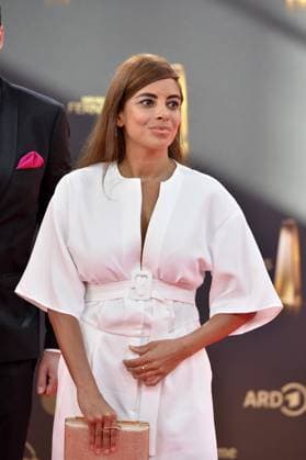 Collien Ulmen-Fernandes bei der Ankunft zu der Verleihung des Deutschen Fernsehpreis in den MMC Studios in Koeln am 10.09.2025
