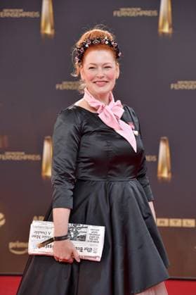 Enie van de Meiklokjes bei der Ankunft zu der Verleihung des Deutschen Fernsehpreis in den MMC Studios in Koeln am 10.09.2025