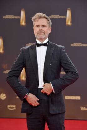 Matthias Matschke bei der Ankunft zu der Verleihung des Deutschen Fernsehpreis in den MMC Studios in Koeln am 10.09.2025
