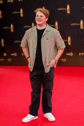 abb Julius Weckauf zu Gast auf dem roten Teppich bei der Verleihung Der Deutsche Fernsehpreis 2025 in den MMC Studios am 0.09.2025 in Koeln NRW Deutschland