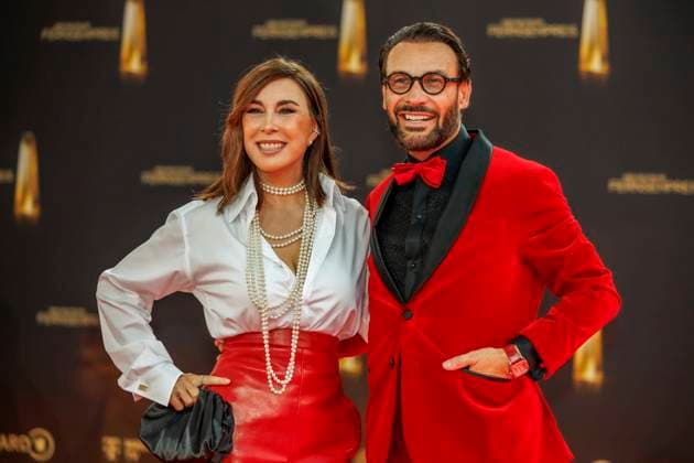 abb Judith Williams und Alexander-Klaus Stecher zu Gast auf dem roten Teppich bei der Verleihung Der Deutsche Fernsehpreis 2025 in den MMC Studios am 0.09.2025 in Koeln NRW Deutschland