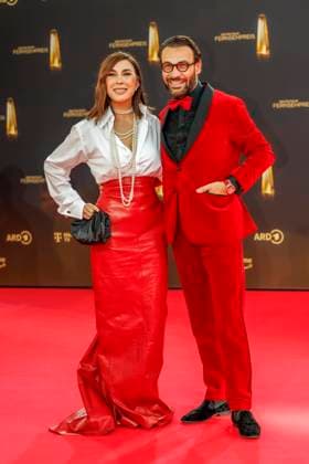 abb Judith Williams und Alexander-Klaus Stecher zu Gast auf dem roten Teppich bei der Verleihung Der Deutsche Fernsehpreis 2025 in den MMC Studios am 0.09.2025 in Koeln NRW Deutschland