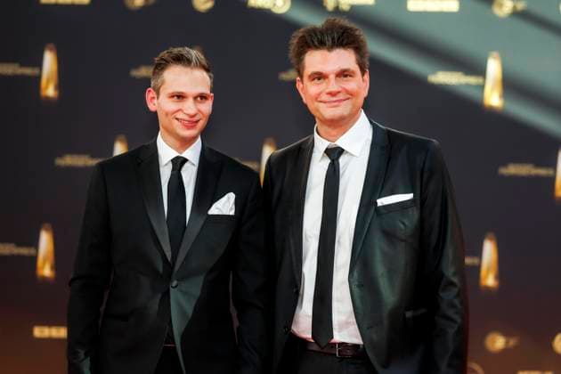 abb Fabian Koester und Lutz van der Horst zu Gast auf dem roten Teppich bei der Verleihung Der Deutsche Fernsehpreis 2025 in den MMC Studios am 0.09.2025 in Koeln NRW Deutschland