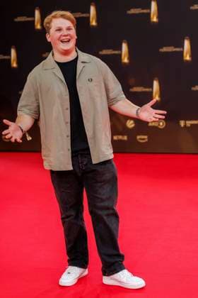 abb Julius Weckauf zu Gast auf dem roten Teppich bei der Verleihung Der Deutsche Fernsehpreis 2025 in den MMC Studios am 0.09.2025 in Koeln NRW Deutschland