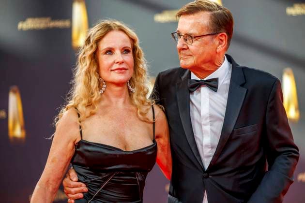 abb Katja Burkard und Hans Mahr zu Gast auf dem roten Teppich bei der Verleihung Der Deutsche Fernsehpreis 2025 in den MMC Studios am 0.09.2025 in Koeln NRW Deutschland