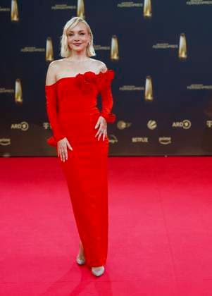 abb Janin Ullmann zu Gast auf dem roten Teppich bei der Verleihung Der Deutsche Fernsehpreis 2025 in den MMC Studios am 0.09.2025 in Koeln NRW Deutschland