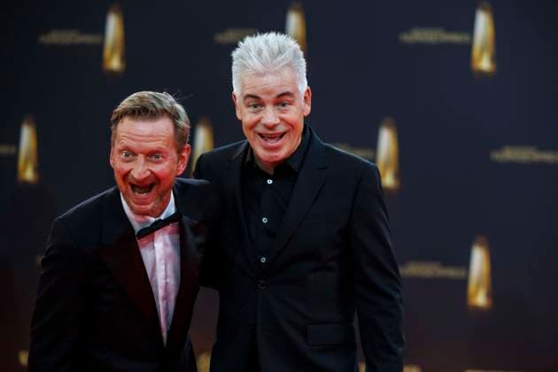 abb Michael Kessler und Michael Mittermeier zu Gast auf dem roten Teppich bei der Verleihung Der Deutsche Fernsehpreis 2025 in den MMC Studios am 0.09.2025 in Koeln NRW Deutschland