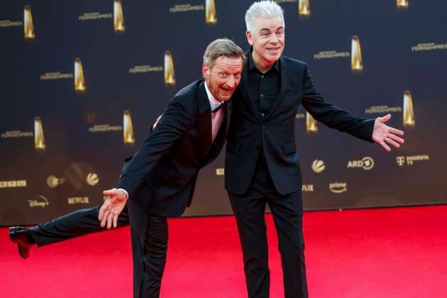 abb Michael Kessler und Michael Mittermeier zu Gast auf dem roten Teppich bei der Verleihung Der Deutsche Fernsehpreis 2025 in den MMC Studios am 0.09.2025 in Koeln NRW Deutschland