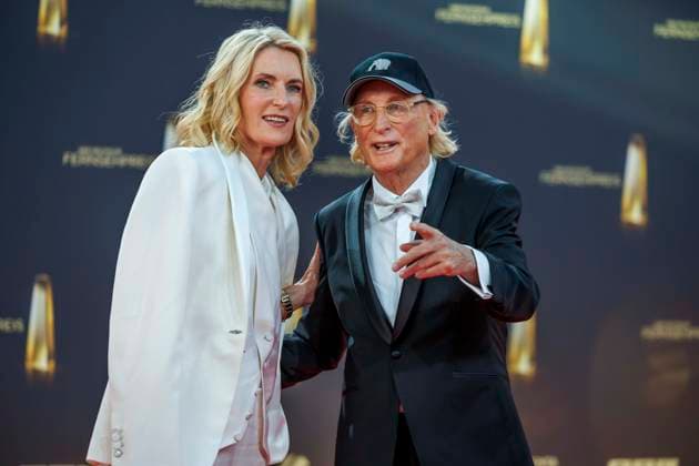 abb Maria Furtwaengler Otto Waalkes zu Gast auf dem roten Teppich bei der Verleihung Der Deutsche Fernsehpreis 2025 in den MMC Studios am 0.09.2025 in Koeln NRW Deutschland