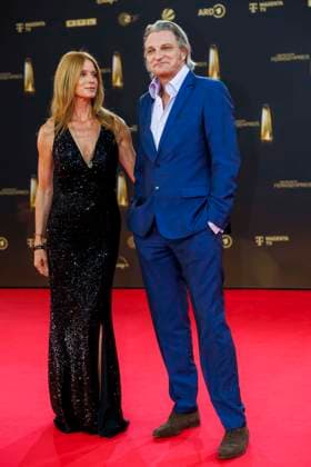 abb Ester Schweins und Stefan Juergens zu Gast auf dem roten Teppich bei der Verleihung Der Deutsche Fernsehpreis 2025 in den MMC Studios am 0.09.2025 in Koeln NRW Deutschland