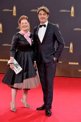 Enie van de Meiklokjes und Matze Knop bei der Verleihung vom Deutschen Fernsehpreis am 10.09.2025 in Koeln Deutscher Fernsehpreis Verleihung 2025 in Koeln