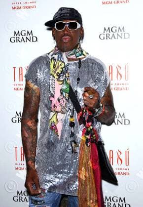 Dennis Rodman hosts a St. Patricks Day bash at TABU Utra Lounge inside the MGM Grand Resort Casino Las Vegas, Nevada - 17.03.12, United States WENN 3785038.jpg