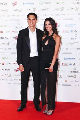 Milan, photocall for the 30th edition of the Gentleman Fair Play Award at the Teuliè Military School. Pictured: Samuele Ricci, Eleonora Incardona  Copyright: xAlessandroxBremecx xipa-agency.netx xx IPA_Agency_IPA64690217
