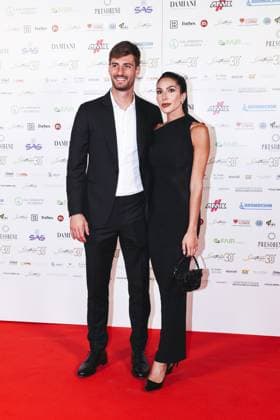Milan, photocall for the 30th edition of the Gentleman Fair Play Award at the Teuliè Military School. Pictured: Matteo Gabbia, Federica Ruggieri  Copyright: xAlessandroxBremecx xipa-agency.netx xx IPA_Agency_IPA64690235