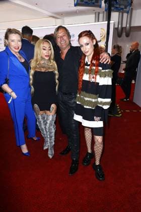 Sabrina Winter, Mutya Buena (Sugarbabes), Steve Norman und Siobhan Donaghy (Sugarbabes) bei der Verleihung Deutscher Radiopreis am 11.09.2025 in Hamburg Deutscher Radiopreis 2025 Verleihung in Hamburg