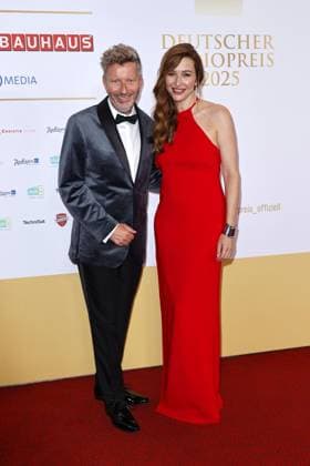 Thorsten Schorn und Katrin Bauerfeind bei der Verleihung Deutscher Radiopreis am 11.09.2025 in Hamburg Deutscher Radiopreis 2025 Verleihung in Hamburg