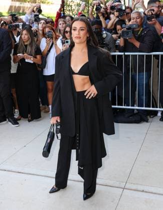Celebrities arrive at the Michael Kors fashion show during New York Fashion Week Featuring: Lea Michele Where: New York, New York, United States When: 11 Sep 2025 Credit: Jason Howard BauerGriffin INSTARimages EDITORIAL USE ONLY. NOT FOR USE BY NEWSPAPERS BASED IN THE UK. Copyright: xx instar55079162