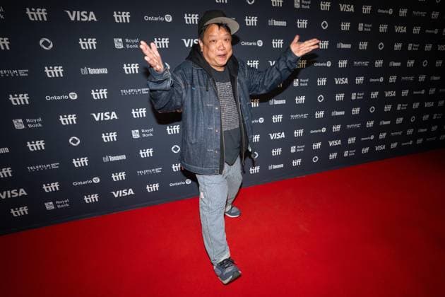 September 11, 2025, Toronto, On, Canada: Eric Yick Keung San, also known by his stage name, Kid Koala, poses for photographs as he walks the red carpet at the North American premiere of öÄuSpace CadetöÄù at the Toronto International Film Festival, in Toronto on Thursday, September 11, 2025. Toronto Canada - ZUMAc35_ 20250911_zaf_c35_122 Copyright: xArlynxMcadoreyx