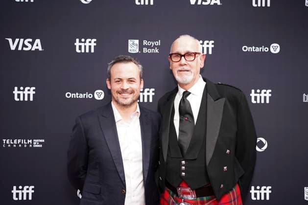 September 11, 2025, Toronto, Ontario, Canada: (L-R) Phin Glynn and Neil Zeiger attends the red carpet for the Ã¢â‚¬ËœGlenrothanÃ¢â‚¬â ¢ premiere during the 2025 Toronto International Film Festival at Roy Thomson Hall. on September 11, 2025 in Toronto, Canada. Toronto Canada - ZUMAe321 20250911_zea_e321_043 Copyright: xLeonardoxRamirezx
