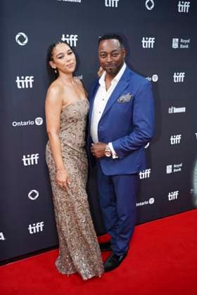 September 11, 2025, Toronto, Ontario, Canada: (L-R) Alexandra Shipp and James Shipp Sr. attend the red carpet for the Ã¢â‚¬ËœGlenrothanÃ¢â‚¬â ¢ premiere during the 2025 Toronto International Film Festival at Roy Thomson Hall. on September 11, 2025 in Toronto, Canada. Toronto Canada - ZUMAe321 20250911_zea_e321_004 Copyright: xLeonardoxRamirezx