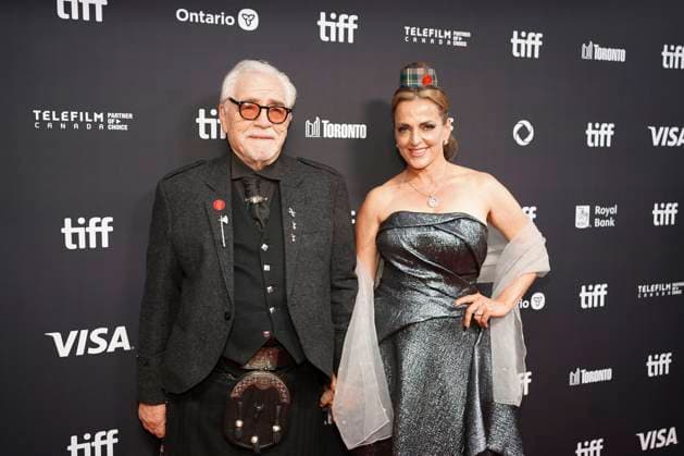 September 11, 2025, Toronto, Ontario, Canada: (L-R) Brian Cox and Nicole Ansari-Cox attend the red carpet for the Ã¢â‚¬ËœGlenrothanÃ¢â‚¬â ¢ premiere during the 2025 Toronto International Film Festival at Roy Thomson Hall. on September 11, 2025 in Toronto, Canada. Toronto Canada - ZUMAe321 20250911_zea_e321_016 Copyright: xLeonardoxRamirezx