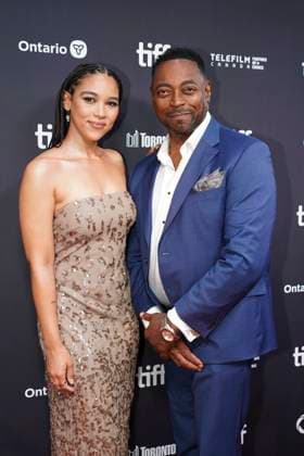 September 11, 2025, Toronto, Ontario, Canada: (L-R) Alexandra Shipp and James Shipp Sr. attend the red carpet for the Ã¢â‚¬ËœGlenrothanÃ¢â‚¬â ¢ premiere during the 2025 Toronto International Film Festival at Roy Thomson Hall. on September 11, 2025 in Toronto, Canada. Toronto Canada - ZUMAe321 20250911_zea_e321_036 Copyright: xLeonardoxRamirezx