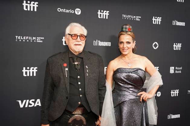 September 11, 2025, Toronto, Ontario, Canada: (L-R) Brian Cox and Nicole Ansari-Cox attend the red carpet for the Ã¢â‚¬ËœGlenrothanÃ¢â‚¬â ¢ premiere during the 2025 Toronto International Film Festival at Roy Thomson Hall. on September 11, 2025 in Toronto, Canada. Toronto Canada - ZUMAe321 20250911_zea_e321_020 Copyright: xLeonardoxRamirezx