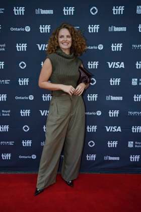 September 11, 2025, Toronto, Ontario, Canada: Jeanette Schock attends the red carpet for the Ã¢â‚¬ËœEasy s WaltzÃ¢â‚¬â ¢ premiere during the 2025 Toronto International Film Festival at Roy Thomson Hall. on September 11, 2025 in Toronto, Canada. Toronto Canada - ZUMAe321 20250911_zea_e321_116 Copyright: xLeonardoxRamirezx