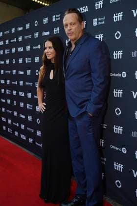 September 11, 2025, Toronto, Ontario, Canada: (L-R) Vince Vaughn and Kyla Vaughn attend the red carpet for the Ã¢â‚¬ËœEasy s WaltzÃ¢â‚¬â ¢ premiere during the 2025 Toronto International Film Festival at Roy Thomson Hall. on September 11, 2025 in Toronto, Canada. Toronto Canada - ZUMAe321 20250911_zea_e321_144 Copyright: xLeonardoxRamirezx