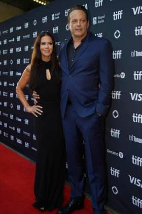 September 11, 2025, Toronto, Ontario, Canada: (L-R) Vince Vaughn and Kyla Vaughn attend the red carpet for the Ã¢â‚¬ËœEasy s WaltzÃ¢â‚¬â ¢ premiere during the 2025 Toronto International Film Festival at Roy Thomson Hall. on September 11, 2025 in Toronto, Canada. Toronto Canada - ZUMAe321 20250911_zea_e321_147 Copyright: xLeonardoxRamirezx