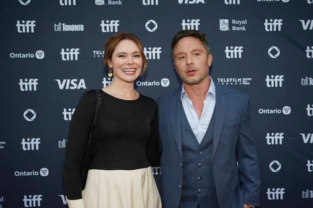 September 11, 2025, Toronto, Ontario, Canada: (L-R) Nic Pizzolatto and Suzanne Santo attend the red carpet for the Ã¢â‚¬ËœEasy s WaltzÃ¢â‚¬â ¢ premiere during the 2025 Toronto International Film Festival at Roy Thomson Hall. on September 11, 2025 in Toronto, Canada. Toronto Canada - ZUMAe321 20250911_zea_e321_122 Copyright: xLeonardoxRamirezx