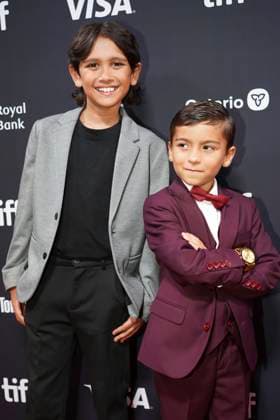 2025 Toronto International Film Festival - ˜Adulthood™ Premiere (L-R) Leandro Vigieras and Alessio Andrada attend the red carpet for the ˜Adulthood™ premiere during the 2025 Toronto International Film Festival at Roy Thomson Hall. on September 11, 2025 in Toronto, Canada. (Photo by Leonardo Ramirez Eyepix Group) Copyright: xLeonardoxRamirez xEyepixxGroupx LR_11092025_170119