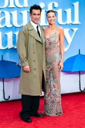Colin Farrell und Margot Robbie bei der Europapremiere des Kinofilms A Big Bold Beautiful Journey im Odeon Luxe Leicester Square. London, 11.09.2025