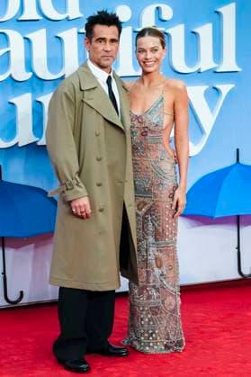 Colin Farrell und Margot Robbie bei der Europapremiere des Kinofilms A Big Bold Beautiful Journey im Odeon Luxe Leicester Square. London, 11.09.2025