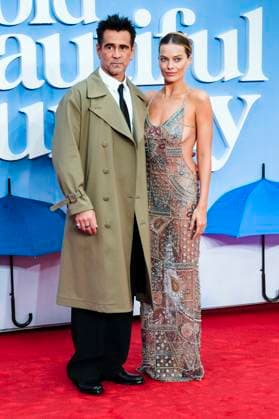 Colin Farrell und Margot Robbie bei der Europapremiere des Kinofilms A Big Bold Beautiful Journey im Odeon Luxe Leicester Square. London, 11.09.2025