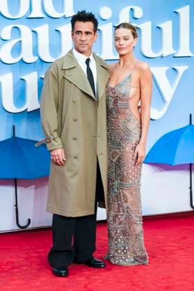 Colin Farrell und Margot Robbie bei der Europapremiere des Kinofilms A Big Bold Beautiful Journey im Odeon Luxe Leicester Square. London, 11.09.2025