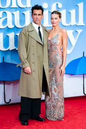 Colin Farrell und Margot Robbie bei der Europapremiere des Kinofilms A Big Bold Beautiful Journey im Odeon Luxe Leicester Square. London, 11.09.2025