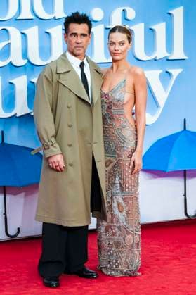 Colin Farrell und Margot Robbie bei der Europapremiere des Kinofilms A Big Bold Beautiful Journey im Odeon Luxe Leicester Square. London, 11.09.2025