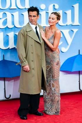 Colin Farrell und Margot Robbie bei der Europapremiere des Kinofilms A Big Bold Beautiful Journey im Odeon Luxe Leicester Square. London, 11.09.2025
